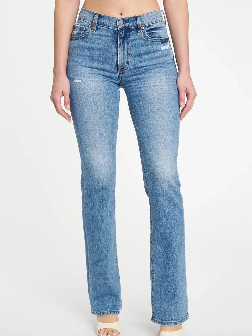 DAZE Tough Love Wide Leg Darlin Wash Covergirl Bootcut Mid-Rise Jeans Size 29